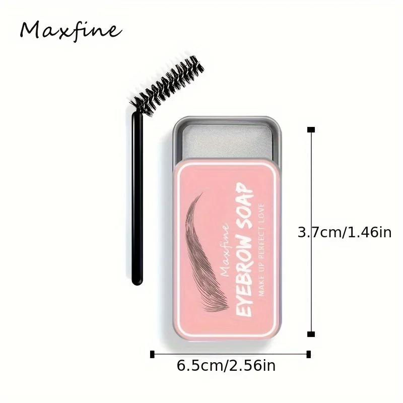 Waterproof Transparent Eyebrow Soap Set of 2 Clear Waterproof Mascara Longlasting Eyebrow Shape Soap Natural Refreshing Formula image 6