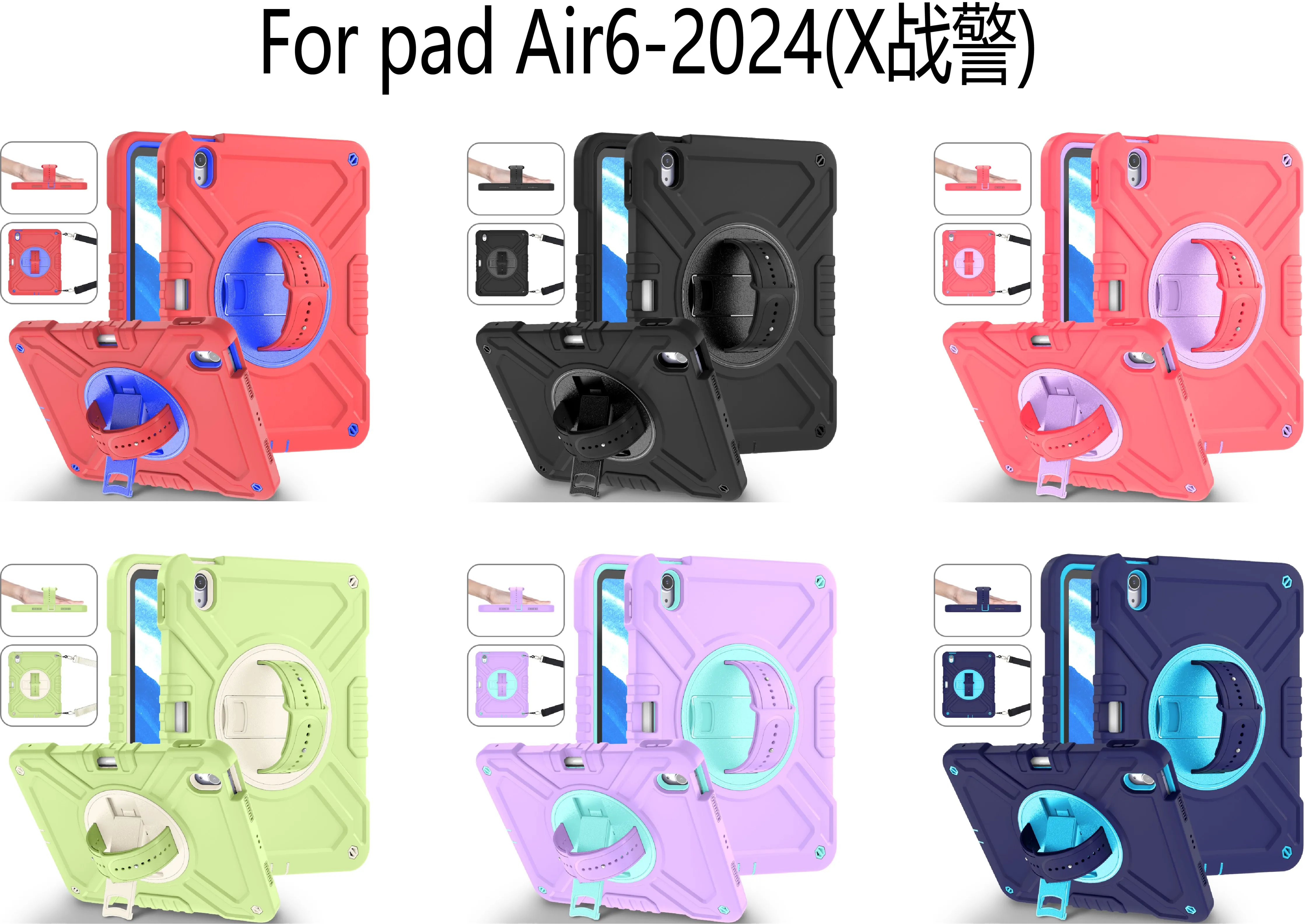 tablet case for apple iPad Air 11 11inch 2024 Air4 Air5 Air6 10.9inch with pen slot iPad Pro 11 2024 11inch A2837 A3006 A2836