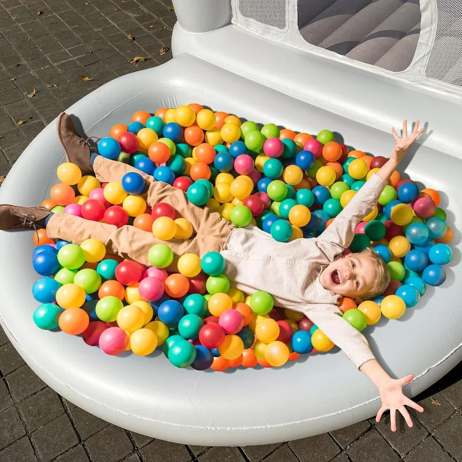 Casa de rebote blanca Casa de rebote para niños pequeños Casa de rebote para 36 mini casa de rebote Casa de rebote inflable para interiores y exteriores para anuncios