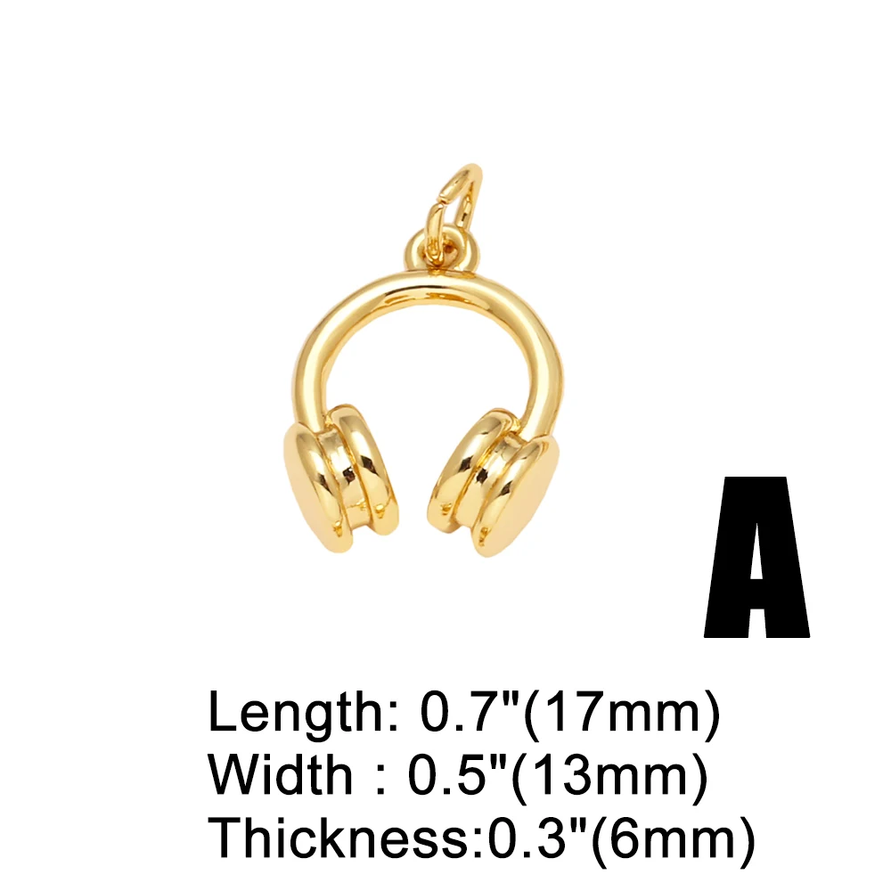OCESRIO Crystal Shell Butterfly dijes para bisutería Copper Gold Plated Cross Earphone Virgin Mary accesorios de joyería chma275