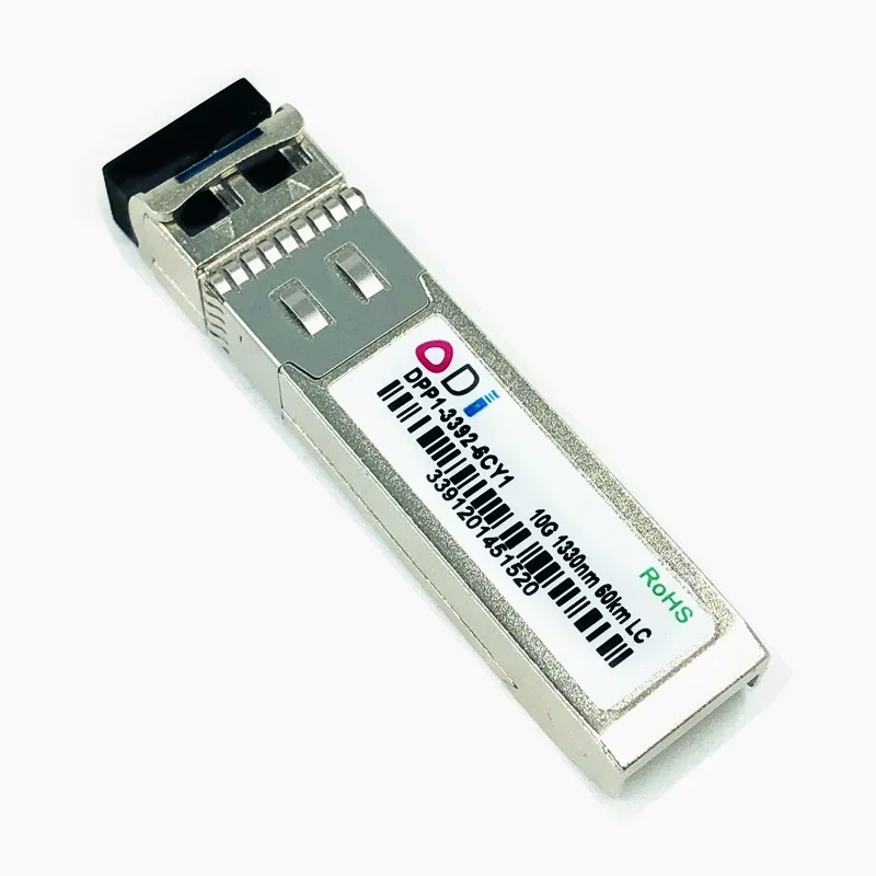 SFP 10G LC 60KM dual fiber 1310nm sfp + 60KM cisco ใช้งานร่วมกับเกรดอุตสาหกรรม SFP + Transceiver เกรดอุตสาหกรรม -40-85 องศาเซลเซียส