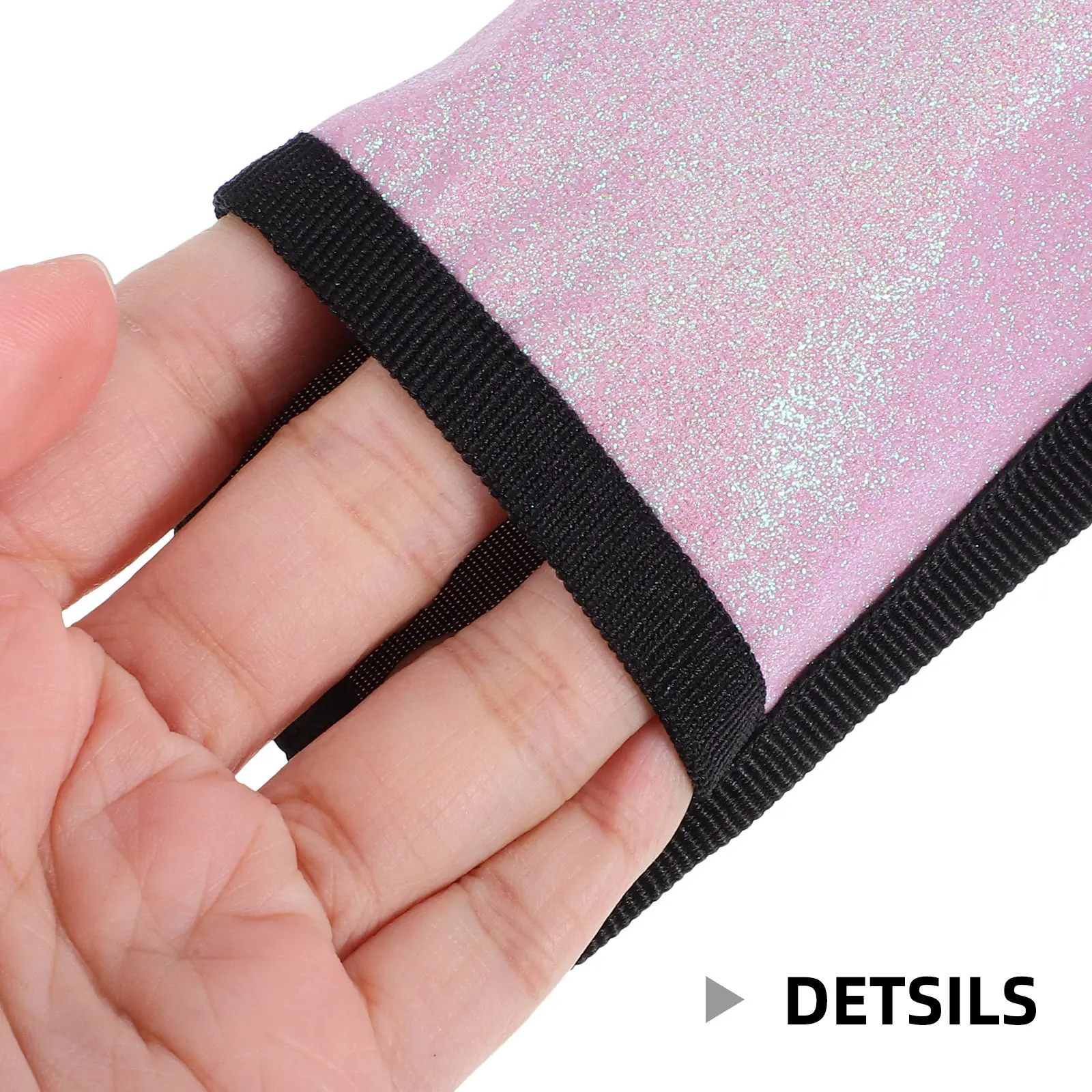 Adjustable Thigh Strap Folding Fan Holder Portable Canvas Leg Pouch Fan Bag Festival Rave Kung Fu Tai Performance view 6
