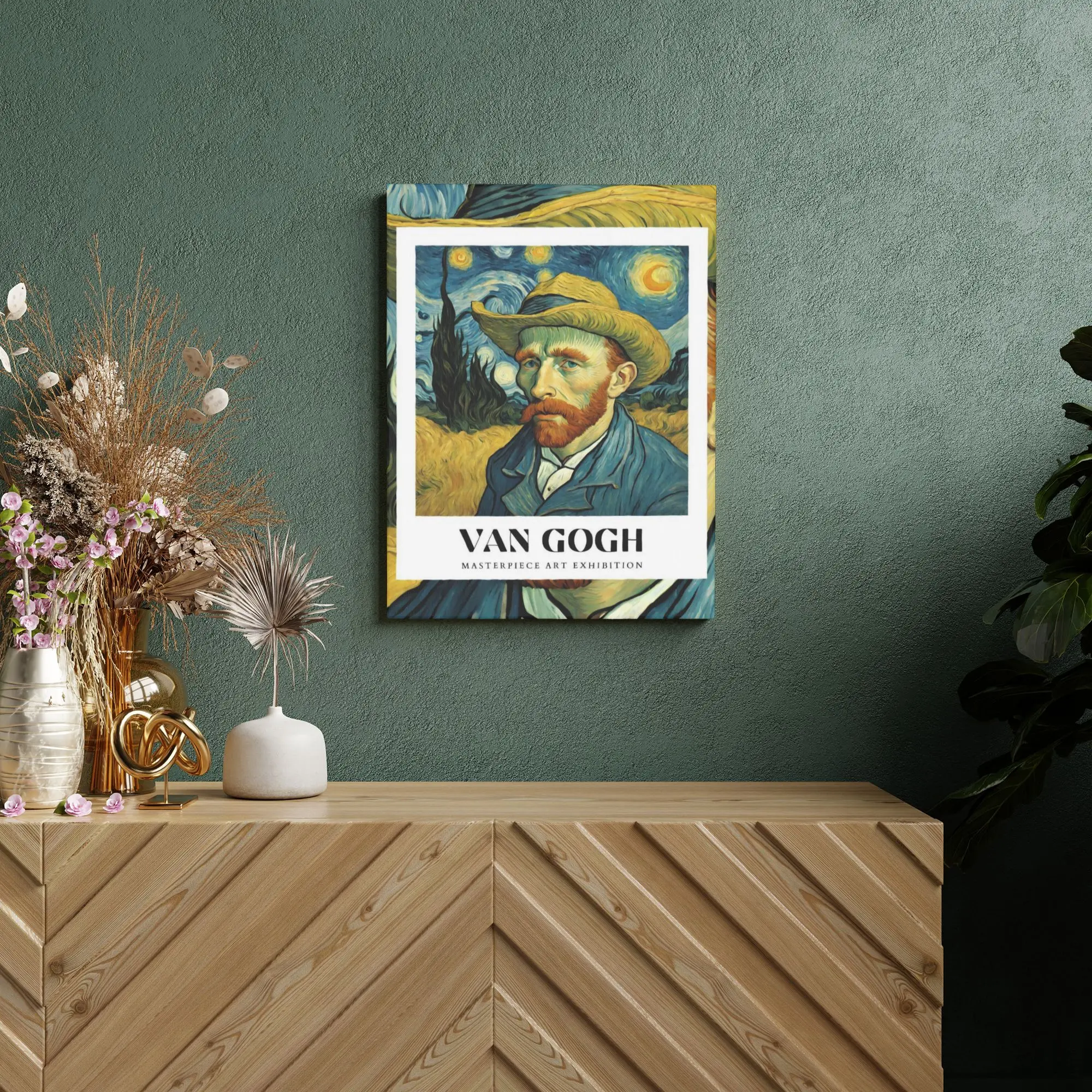 Unframed Canvas Wall Painting Vincent Van Gogh Wall Decor for Bedroom  Home Decoration Gift Customerized Painting 12x16inch,