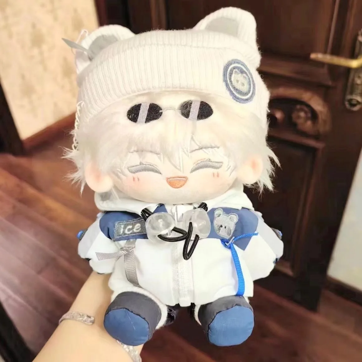 20 سنتيمتر أنيمي Jujutsu Kaisen Satoru Gojo سمات وسيم تأثيري لينة القطن الجسم فستان Kawaii التميمة هدية