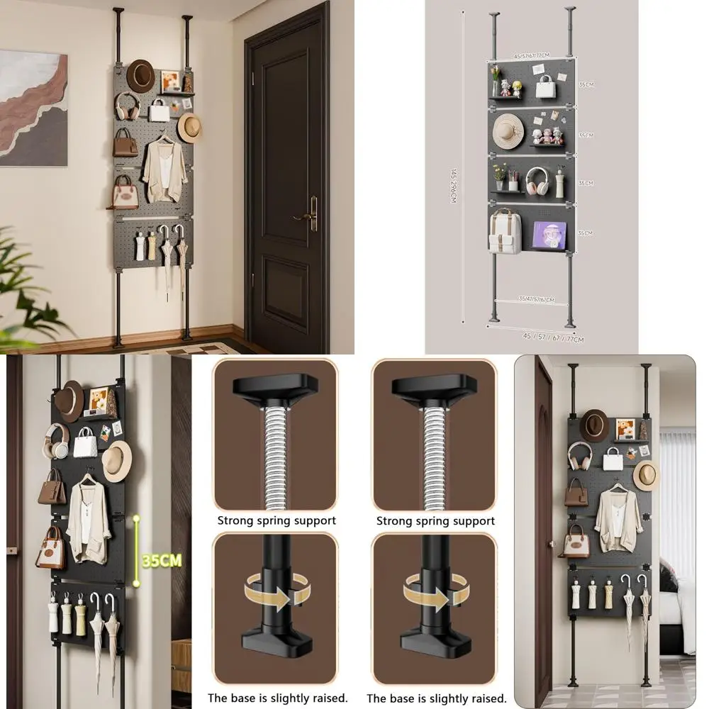 ระบบจัดเก็บของแบบแผ่นโลหะอเนกประสงค์สำหรับบ้าน ห้องงานฝีมือ โรงรถ และการจัดระเบียบห้องเด็ก