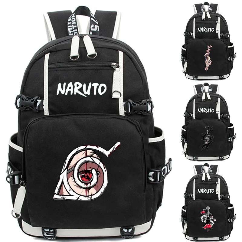 

Naruto Backpack for Boy Girls Student Back To School Anime Bookbag Teenager Schoolbag Men Rucksack Women Usb Leisure Travel Bags