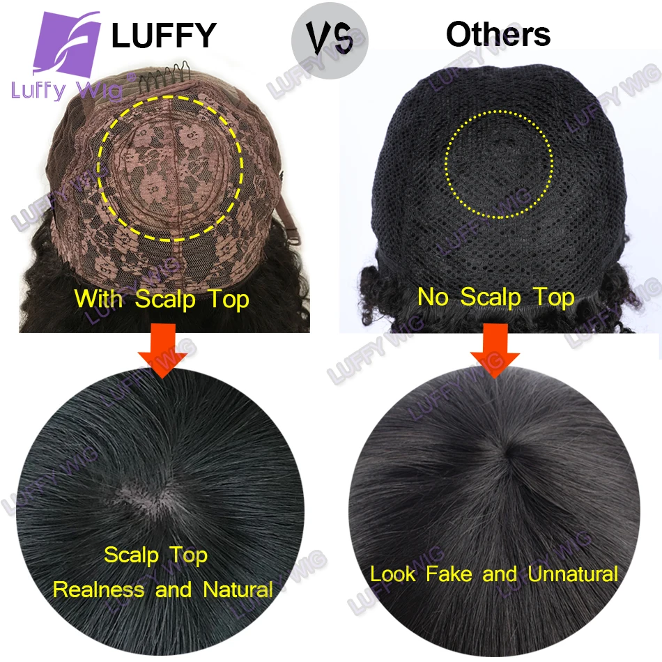 200 Density Short Bob Human Hair Wigs With Bangs Scalp Base Top Full Machine Made Wig Remy Brazilian Straight Bang Wig LUFFY