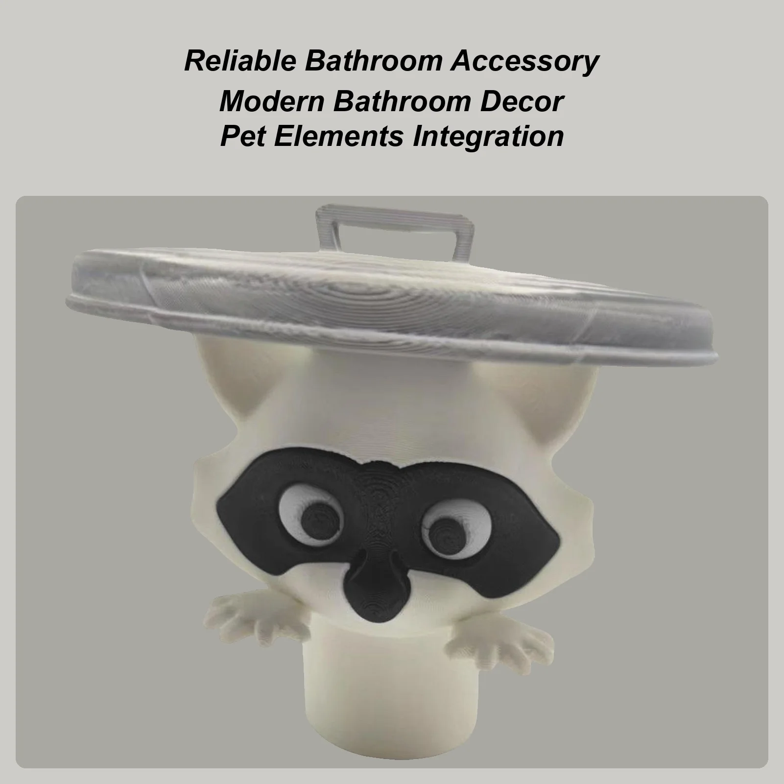 

Держатель для бумажных полотенец Енот Держатель для бумажных полотенец Диспенсер для салфеток Органайзер Стеллаж для хранения Симпатичный декор для ванной комнаты для кухни и дома