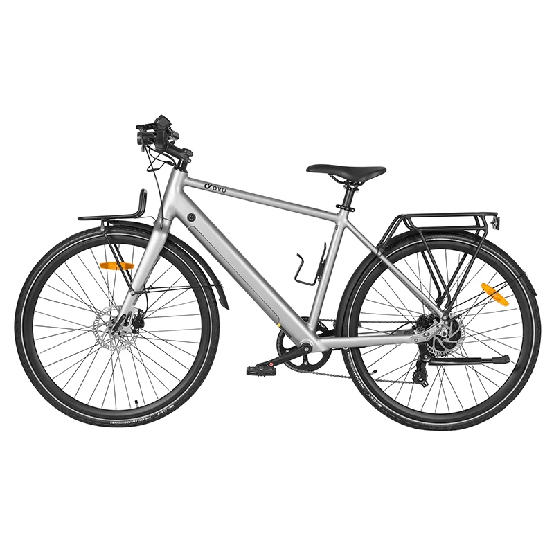 

DYU Stroll1 Electric Bicycle 36V 250W Silver High-Speed Motor Foldable Aluminum Alloy Lithium Battery 36V 250W Pedals High-Speed