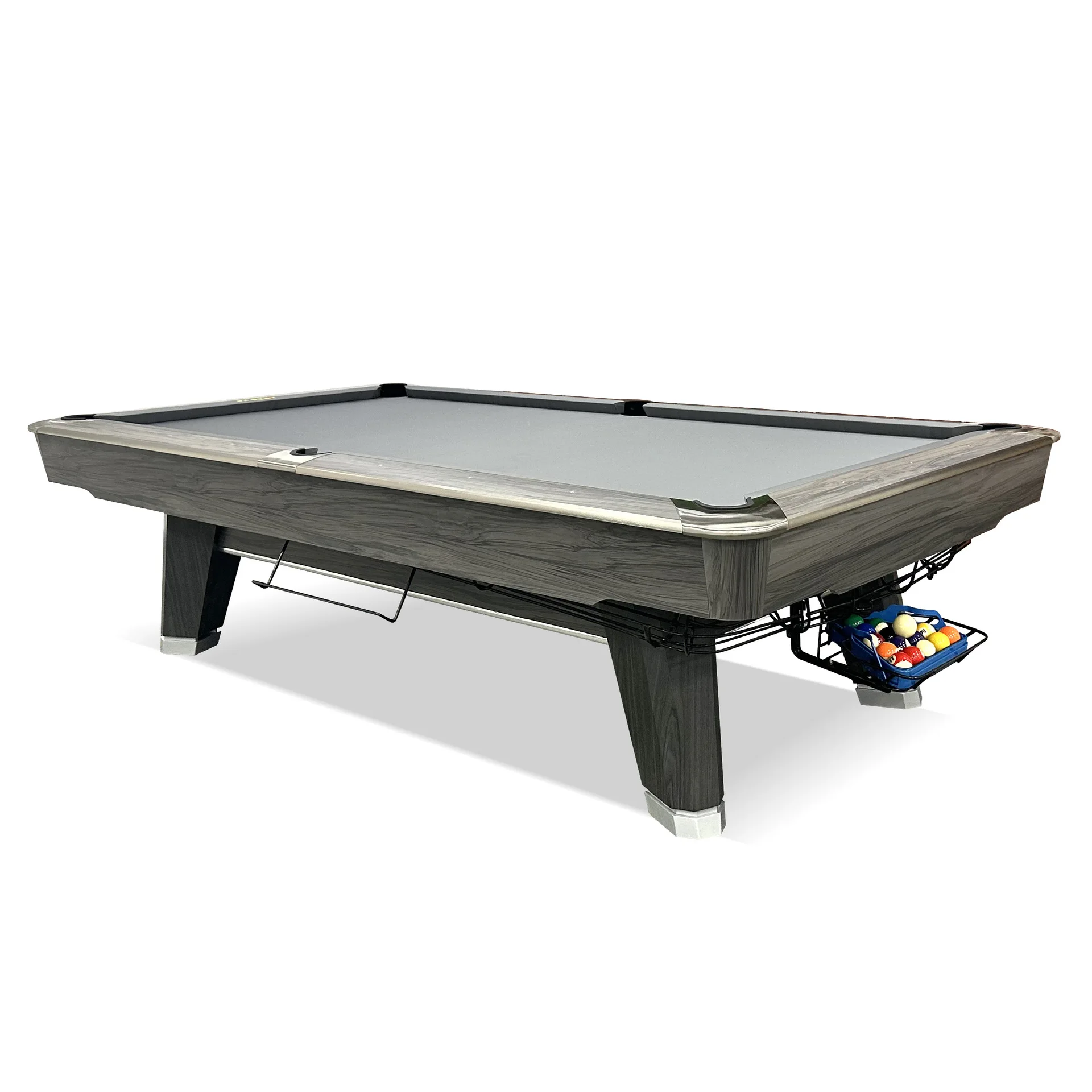 

Four generations, American style, pool table, nine balls, club, marble