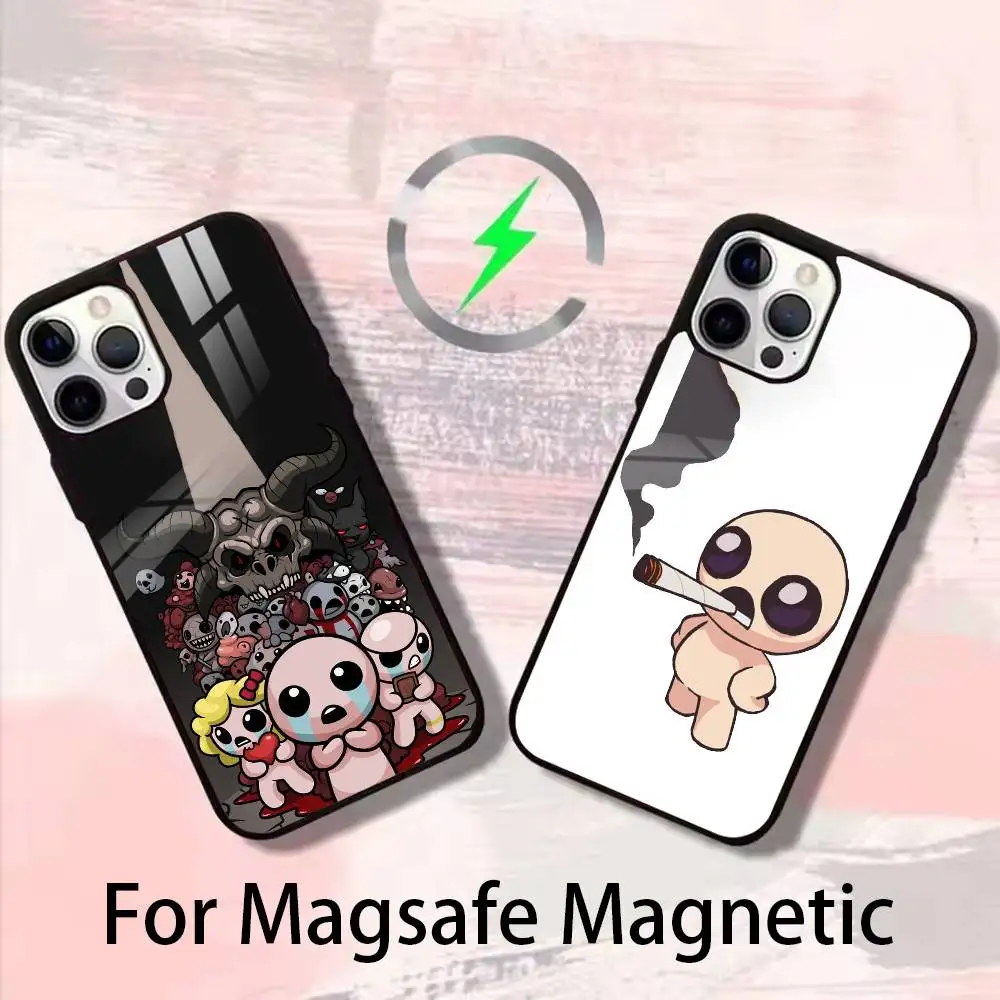

Game of The Binding of I-Isaac Phone Case For iPhone 17,16,15,14,13,12,Plus,Pro,Max For Magsafe Magnetic Wireless Charge