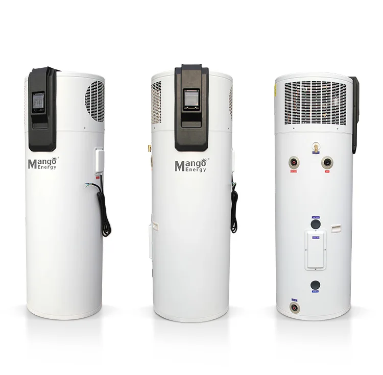 Pompa di calore acqua aria scaldabagno all-in-one per uso domestico all'aperto
