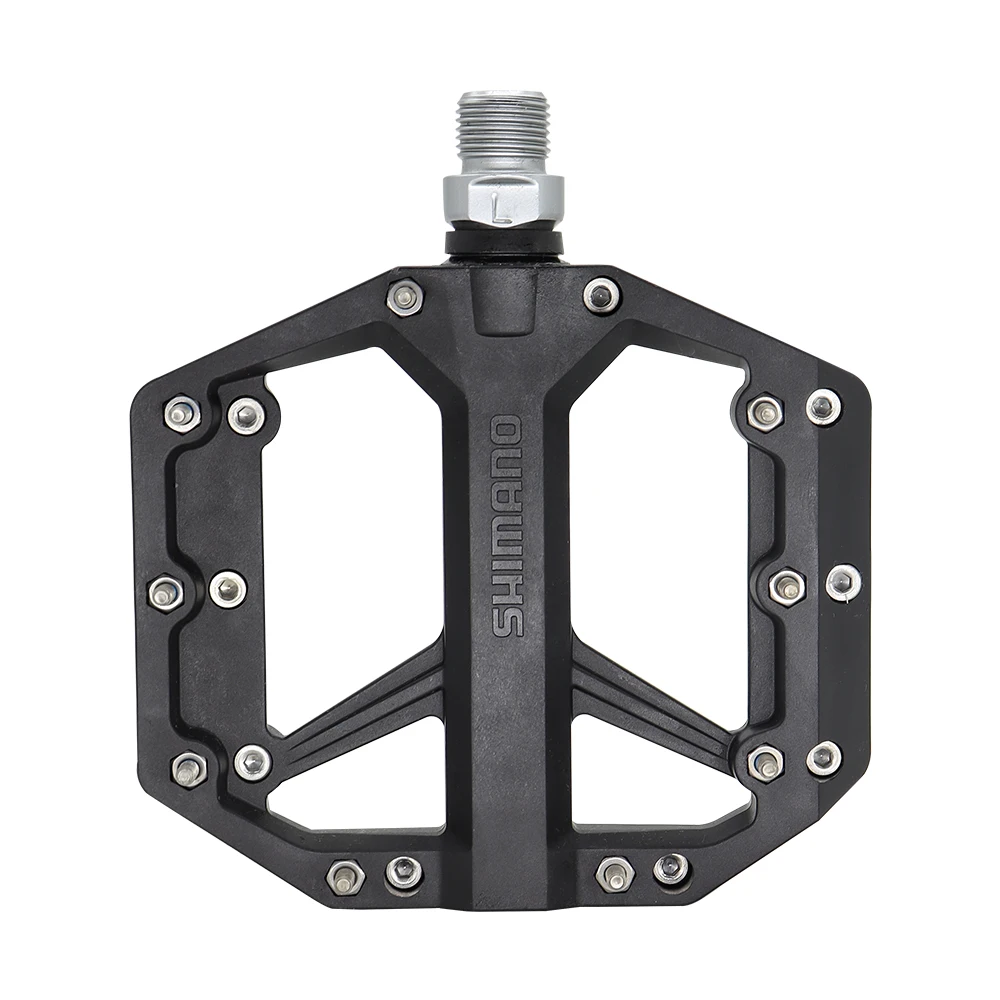 SHIMANO PD-GR400 Pedal Ultralight Stable Flat Pedal for Trail Mountain Road Casual Ride Resin GR400 Original Bicycle Parts