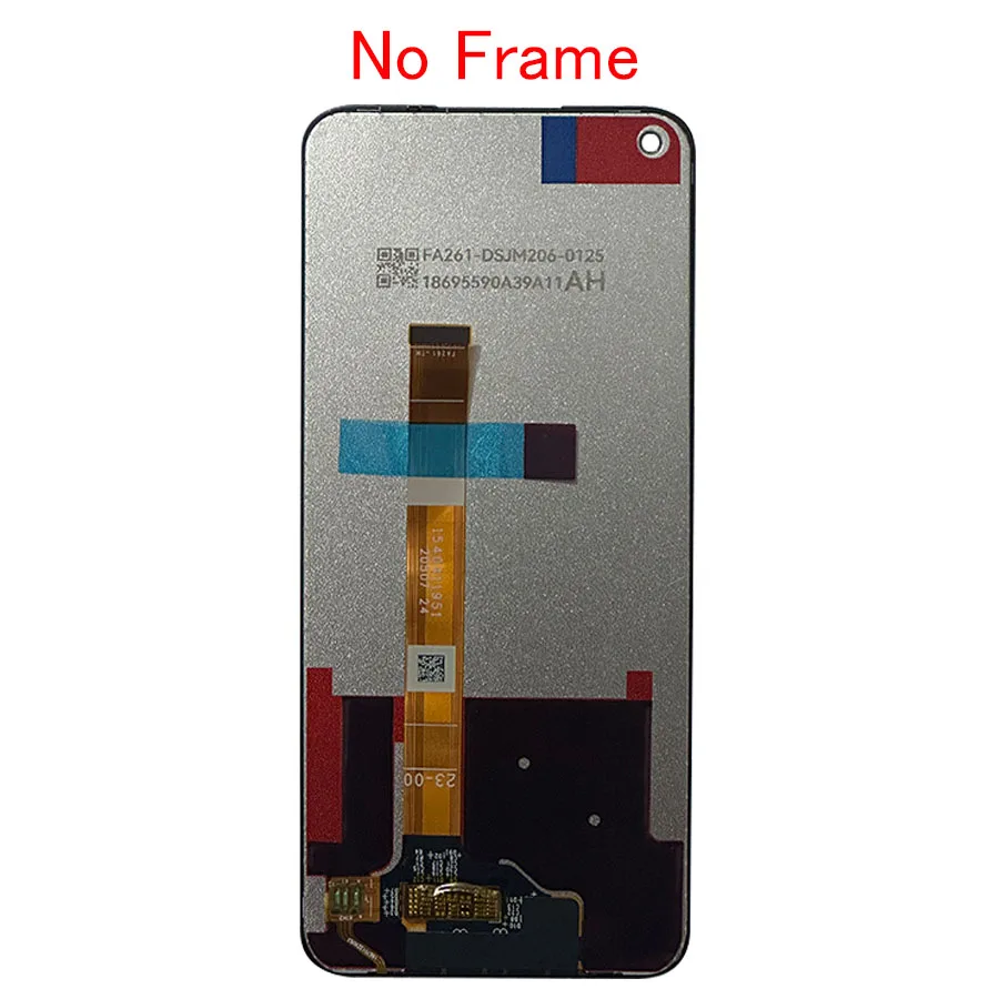 6.49''For OnePlus Nord N200 5G LCD Display Screen Touch Panel Digitizer Replacement Parts For OnePlus N200 5G Screen With Frame