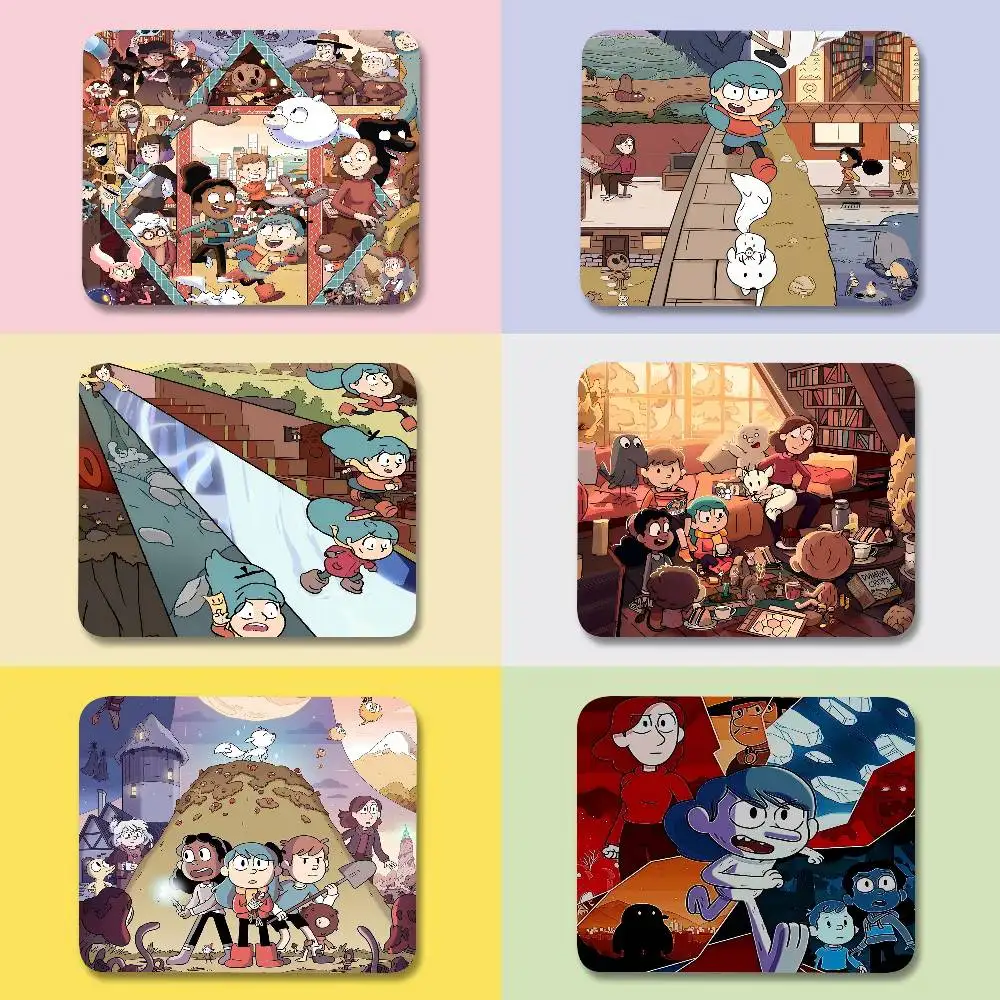 

1PC Cartoon H-Hilda Small Mouse Pad Gaming Laptop Mousepad Gamer Carpet Keyboard Mat Desk Protector Cartoon Mause Pad