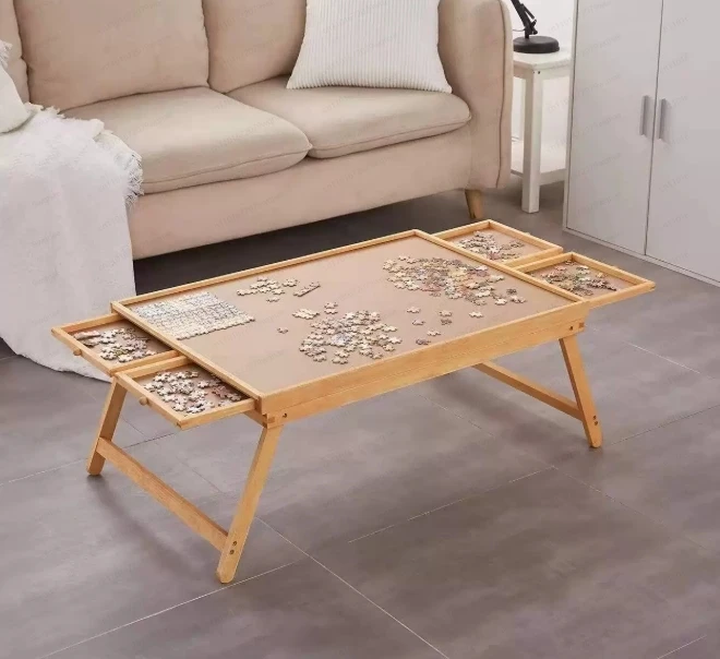 

Деревянный стол-головоломка, портативный ящик для хранения, детский сортировочный стол, книжный шкаф из массива дерева, современный минималистский стиль