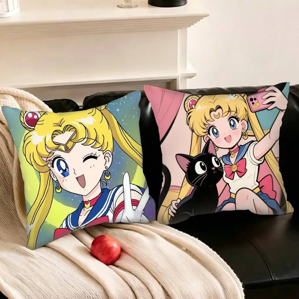 

C-Cartoon S-Sailor M-Moons Pillowcase living room sofa cushion cover bedroom room bed pillow cover home decoration
