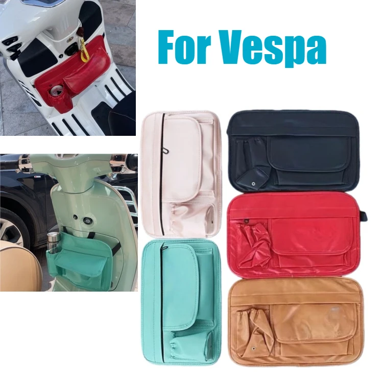 For Vespa Gts 300 GTV HPE LX LXV Sprint Primavera 50 125 250 300 GTS300 Scooter Bag Motorcycle PU Bag Storage Hanging Package