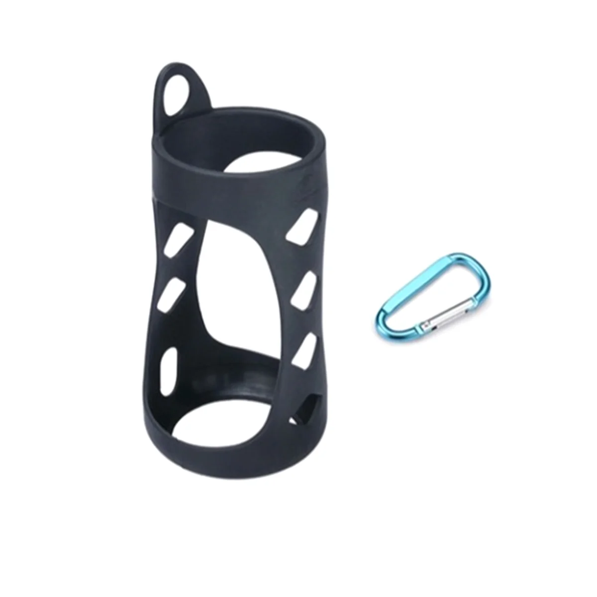 B04C-Protective Cover For Bose Soundlink Revolve Portable Speaker Shockproof Travel Case With Anti-Slip Base& Carabiner