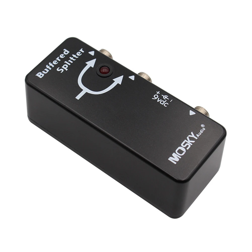 High Performance Buffered Splitter Guitar Pedal Ensures Clear Sound and Optimal Cable Performance for Musicians