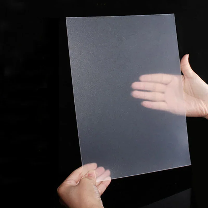 210x297mm Frosted Translucent PP Plastic Sheet Thickness 0.3/0.4/0.5/0.6/0.8/1.0/1.2/1.5/2.0mm