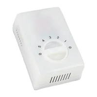 Controlador de ventilador de techo de 5 velocidades, interruptor de 220V, controlador de plástico de bajo consumo para sala de estar, espacio de oficina, ventiladores de techo