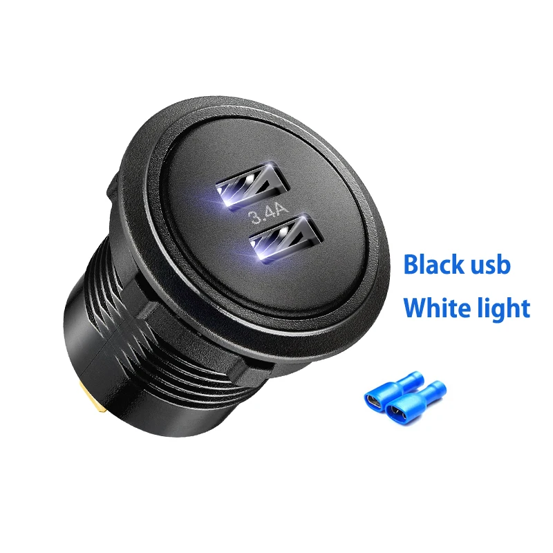 12v USB Outlet Charge adapter socket USB Charging Port for Car Marine Golf 7 6 5 mk7 mk5 mk6 accessoires