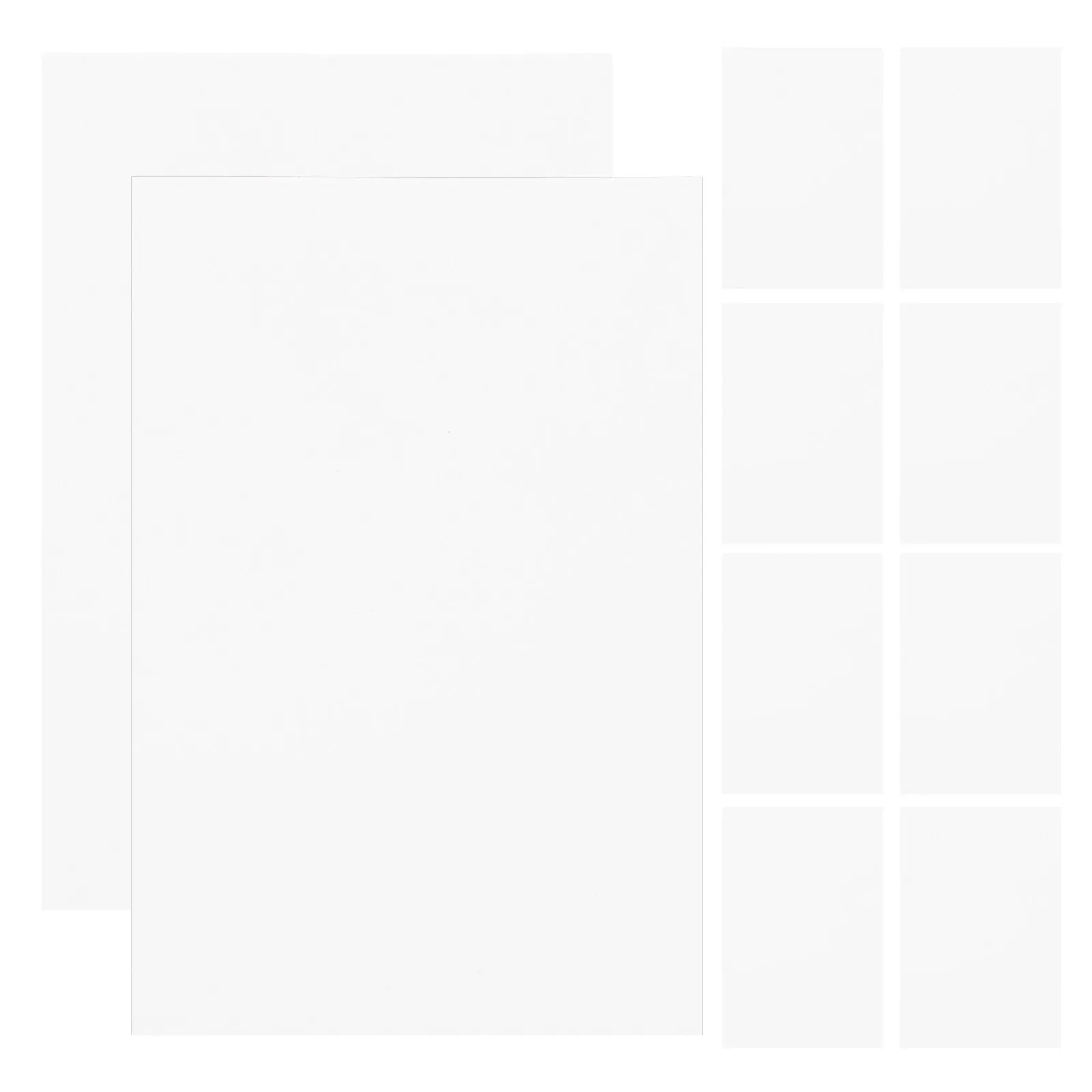 100Pcs White Cardstock Blank Index Cards Heavy 120Gsm Smooth Surface for Writing Drawing Printing Notecards Recipe Greeting