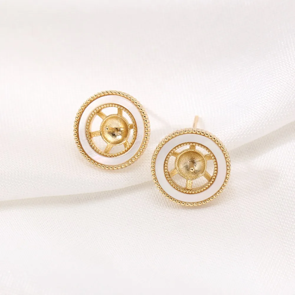 

6 шт., игла из стерлингового серебра 925 пробы, 18-каратное золото, латунные серьги с покрытием, ювелирные изделия своими руками, серьги с жемчугом, аксессуары