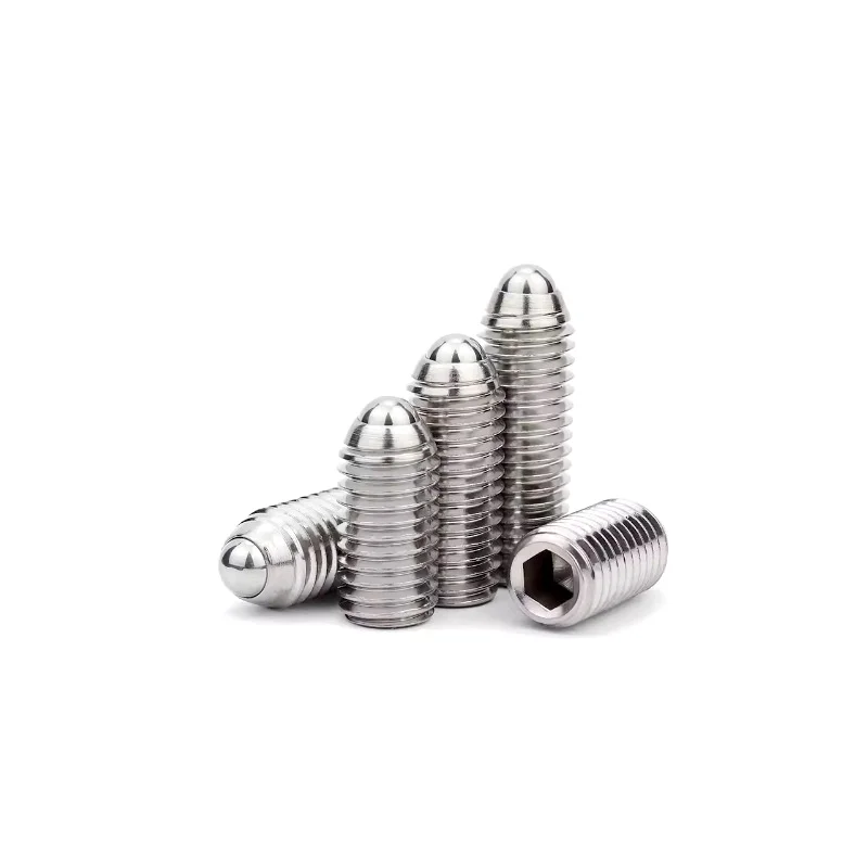 Stainless steel 304 wave bead positioning screw steel ball tight spring ball plunger M2.5M3M4M5M6M8M10M12M16*4 7 9 18 55 65~70