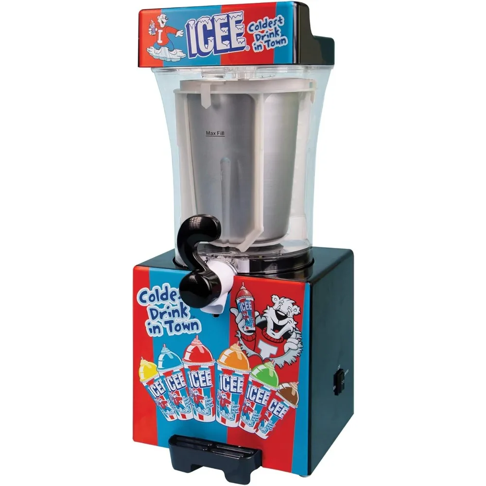 Echte Icee-Slushie-Maker Van Het Merk Counter-Topformaat-Draait Je Voorgekoelde Ingrediënten Met Je Ijs In Ijszakjes!