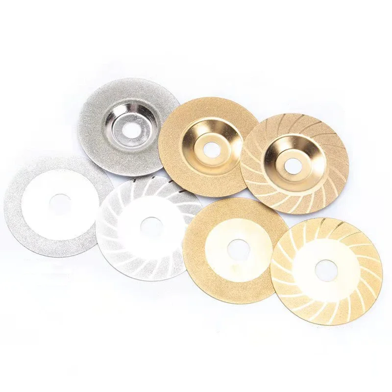 4" Diamond Cutting Grinding Disc 100mm Saw Blades Coated Diamond Wheel For Glass Jade Stone Ceramics Cutting #150 Grit