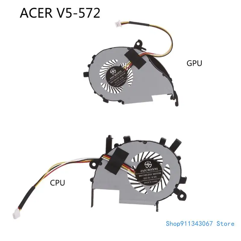 

4pin 5V 0.5A Notebook GPU Cooling Fans GPU Radiator for Acer V5 V5-472 Drop shipping