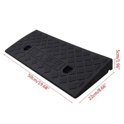 Car Access Ramp Triangle Pad Speed Reducer Durable Threshold for Automobile Motorcycle Heavy Wheelchair Duty Rubber Wheel