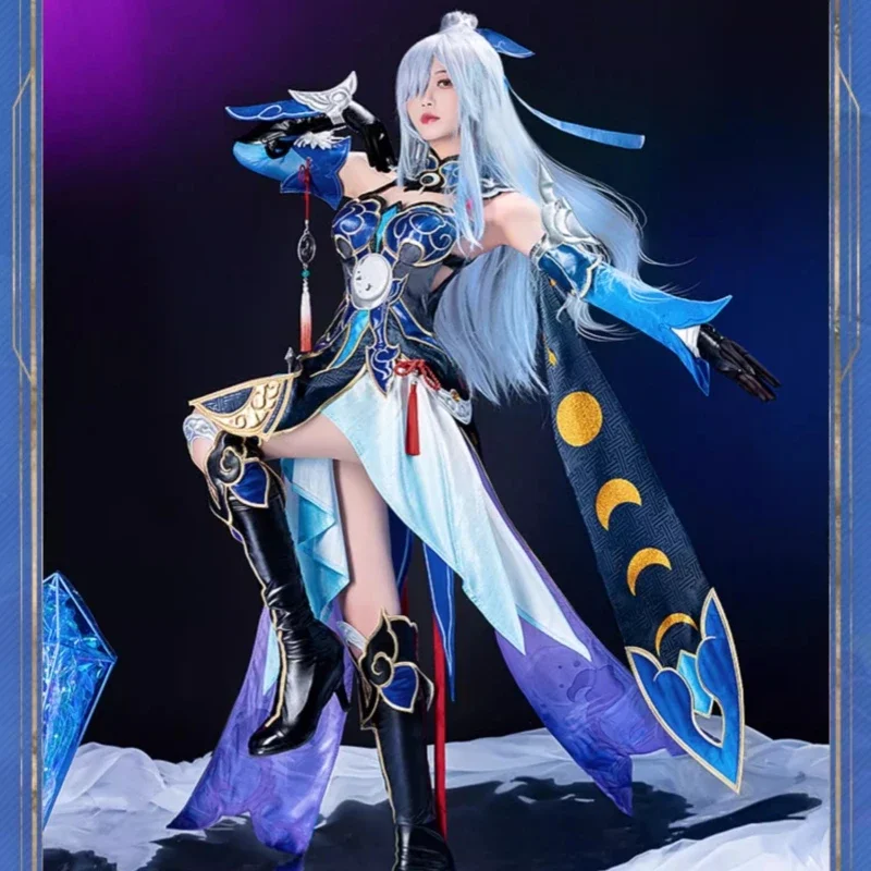 

Hot Game Honkai: Star Rail Jingliu Cosplay Costume Women Costumes Sexy Dress Carnival Party Role Play Clothing Outfit Stock