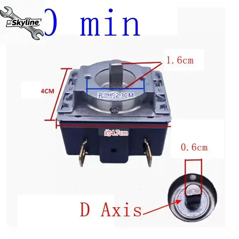 العالمي دقائق الموقت 250 فولت 16A الموقت التبديل DKJ-Y لفرن كهربائي قدر الضغط جهاز طهي الأرز قطع الغيار 15/30/60/90/120