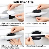 Luminous Car Door Handle Bowl Rearview Mirror Decal for VW Golf Passat Jetta Touareg Tiguan Polo Bora Scirocco Beetle Caddy