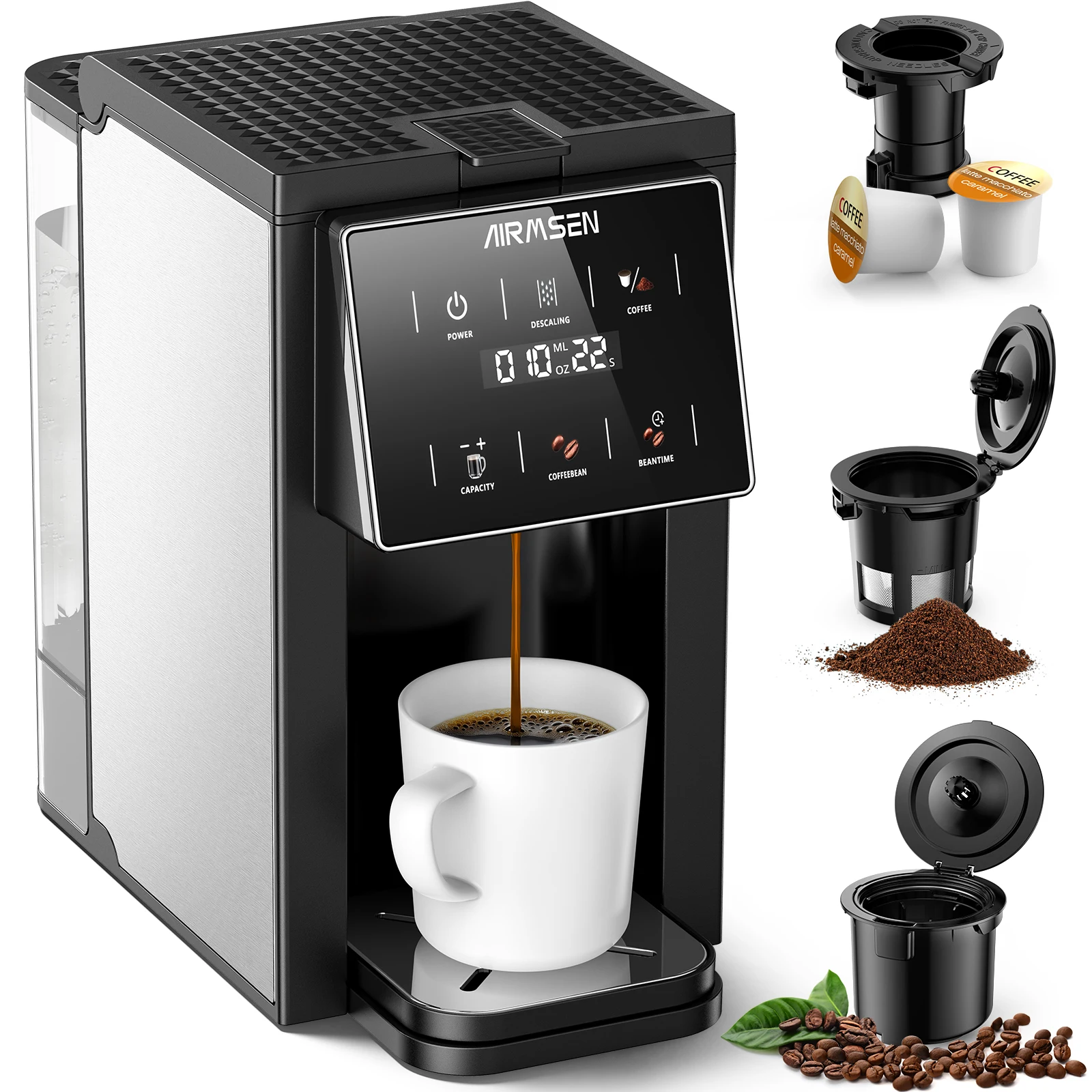 4 in 1  Home Bean Grinder Coffee Maker-CGM511