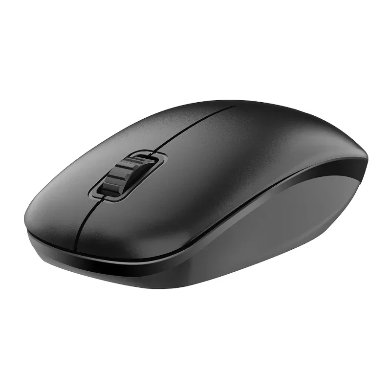 BAJEAL-ratón óptico ergonómico M2, Mouse inalámbrico de diente azul con receptor USB, clic silencioso para ordenador portátil y PC