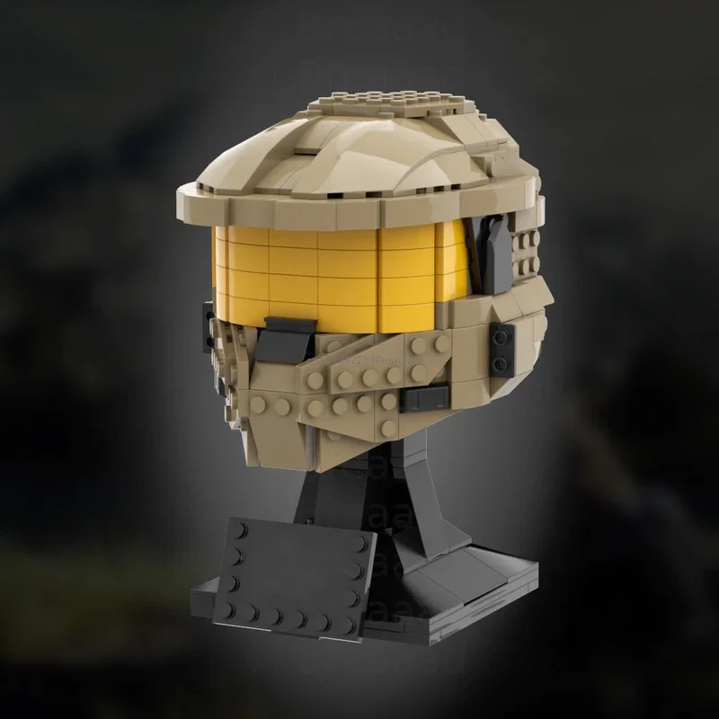 

Moc 418pcs Star Battle John-117 Helmets Model Building Blocks Bricks Diy Education Assembly Toys For Kids Christmas Gifts