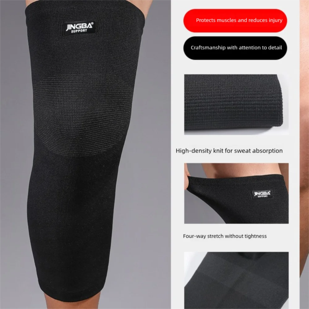 1 قطعة لا 1 زوج ضغط الركبة دعم كم مطاطا تنفس منصات الركبة هدفين الينابيع رياضة الرياضة حامي #3