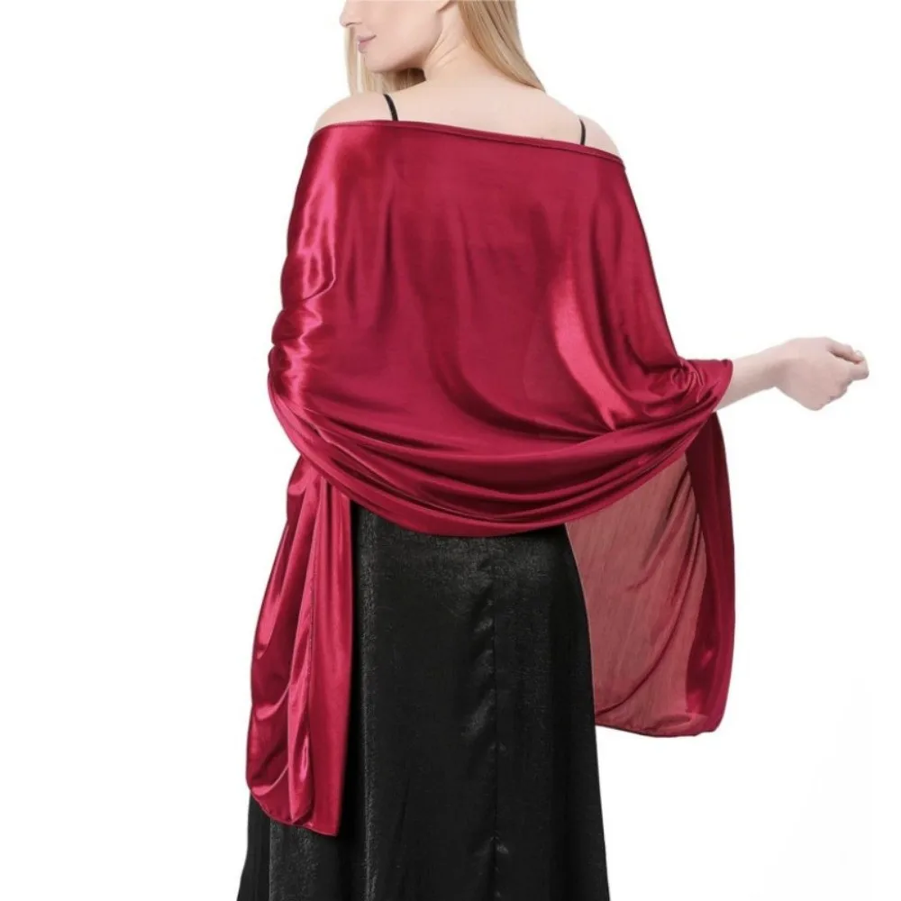 

Fashion Soft Chiffon Women Chiffon Shawl Wraps Lightweight Elegant Wedding Party Shawl Long Evening Shawl Bridal Party