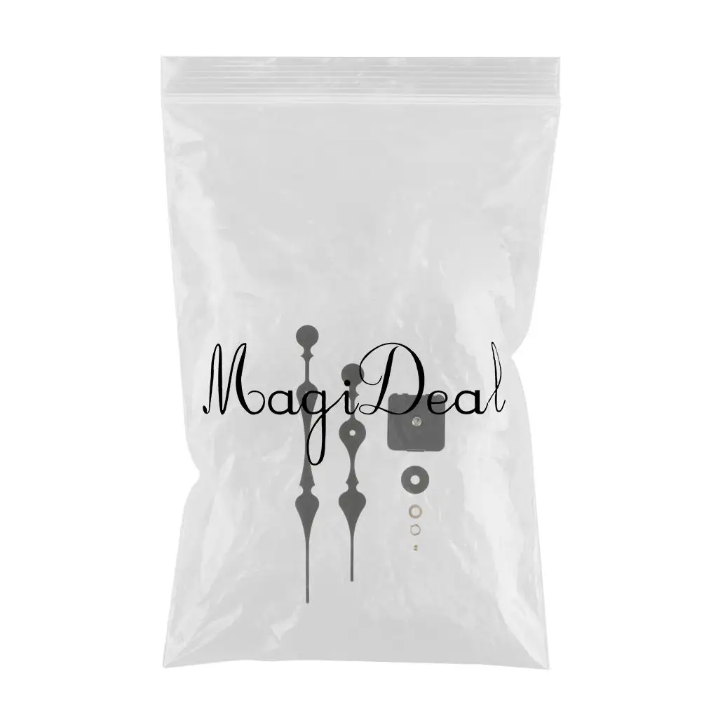 Quartz Wall Clock Movement DIY Mechanism Repair Kit Plastic Hands for Cross Stitch and Embroidery