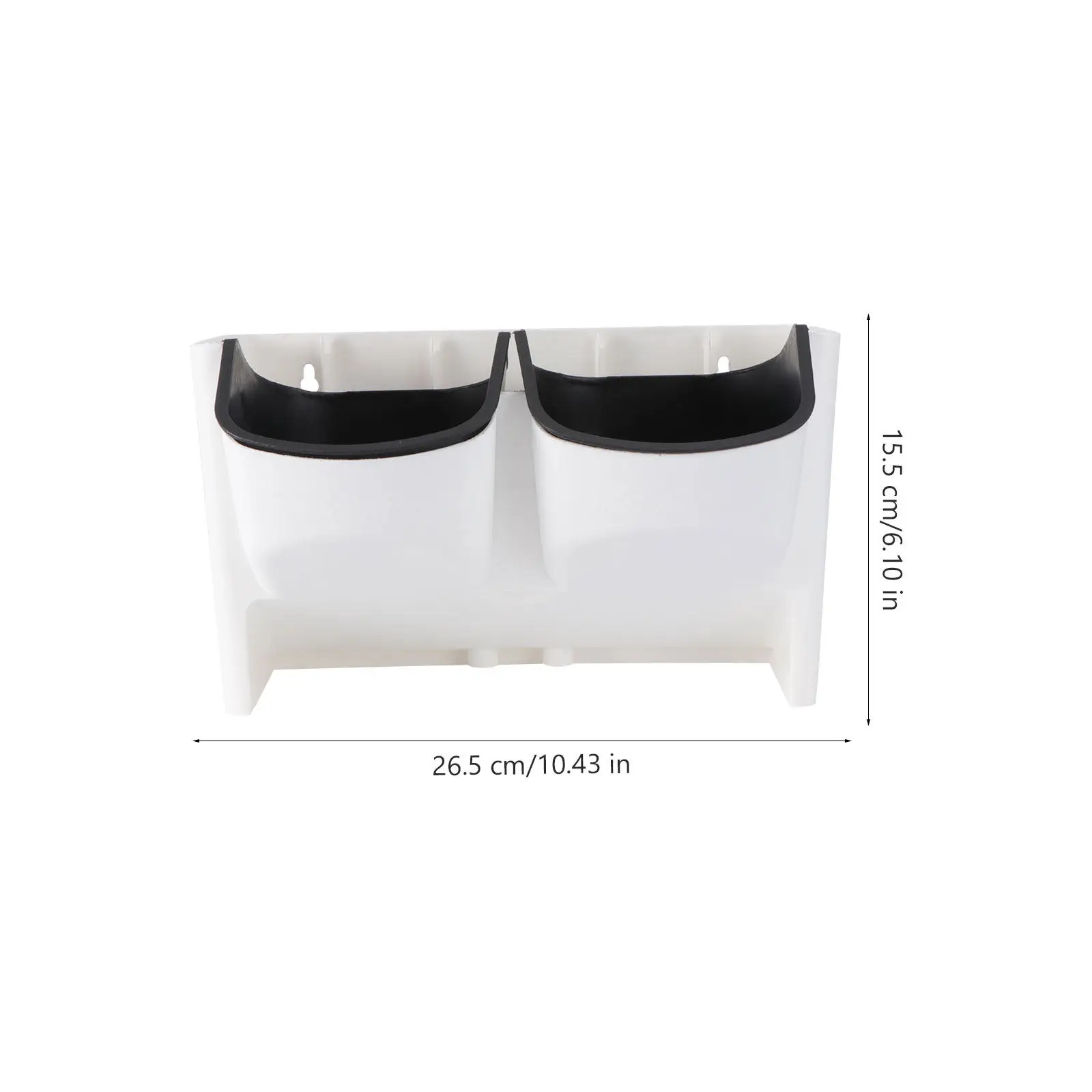 1Pcs Vertical Wall Hanging Planter Flowerpot Plant Basin Detachable Inner Basket Drainage Hole Balcony Garden Decorative Pot