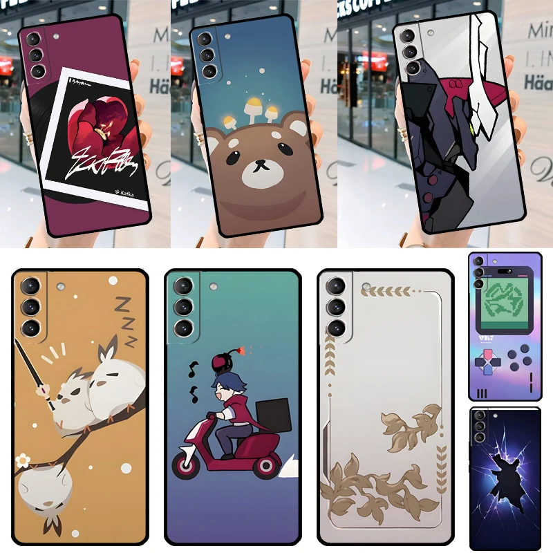 Himeko Kafka Honkai Star Rail Case For Samsung Galaxy S23 Ultra S22 S21 S20 FE S8 S9 S10 Plus Note 10 20 Back Cover Shell