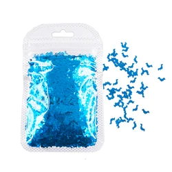 10 g/borsa Nail Halloween Bat Glitter Sparkly Nail Art paillettes fiocchi di smalto olografico acrilico fai da te per forniture per unghie