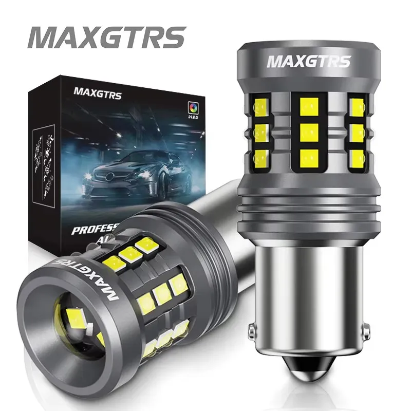 2X T20 LED Light CANBUS 1157 BAY15D P21/5W 7443 W21/5W LED Bulb No Error Daytime Running Light DRL Brake Reverse Lamp 12V