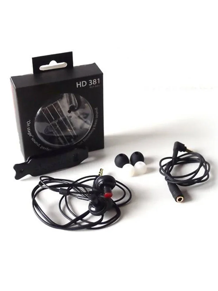 HD381 HD381F HD381B Fones de ouvido intra-auriculares com fio
