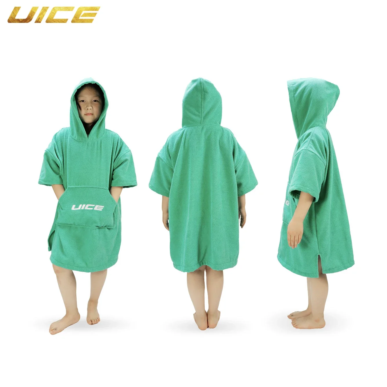 Surf Poncho Changing Towel Quick-Dry Hooded Robe Microfiber For Children Beach Blanket Bath Towel Swim Towel Beach Poncho