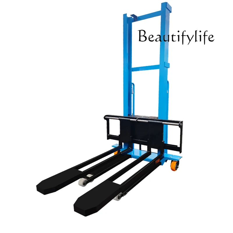 Portable electric truck forklift loading and unloading artifact automatic lifting hydraulic handling lifting
